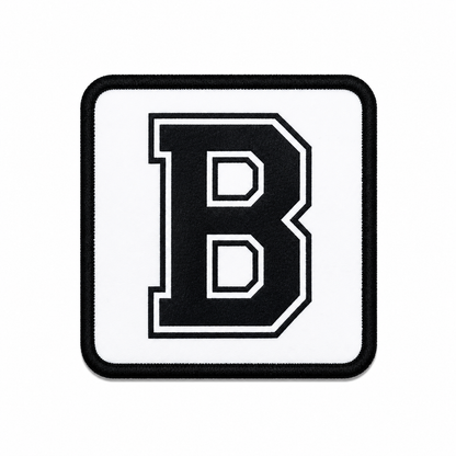 Patch Beyaz Harf Arma - 30 Harf Seçeneği
