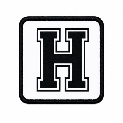 Patch Beyaz Harf Arma - 30 Harf Seçeneği