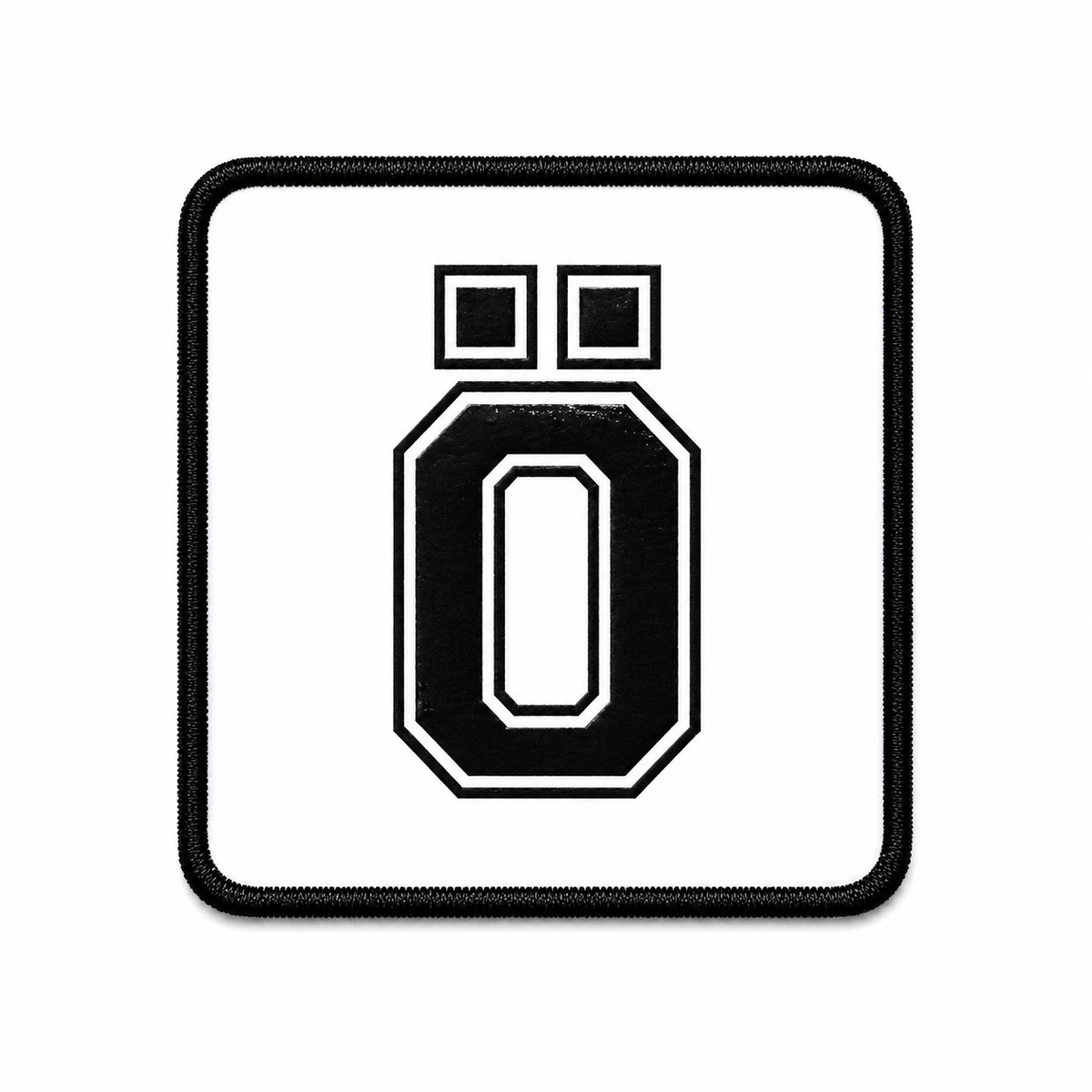 Patch Beyaz Harf Arma - 30 Harf Seçeneği