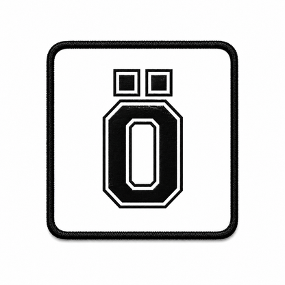 Patch Beyaz Harf Arma - 30 Harf Seçeneği