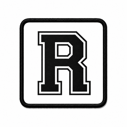 Patch Beyaz Harf Arma - 30 Harf Seçeneği