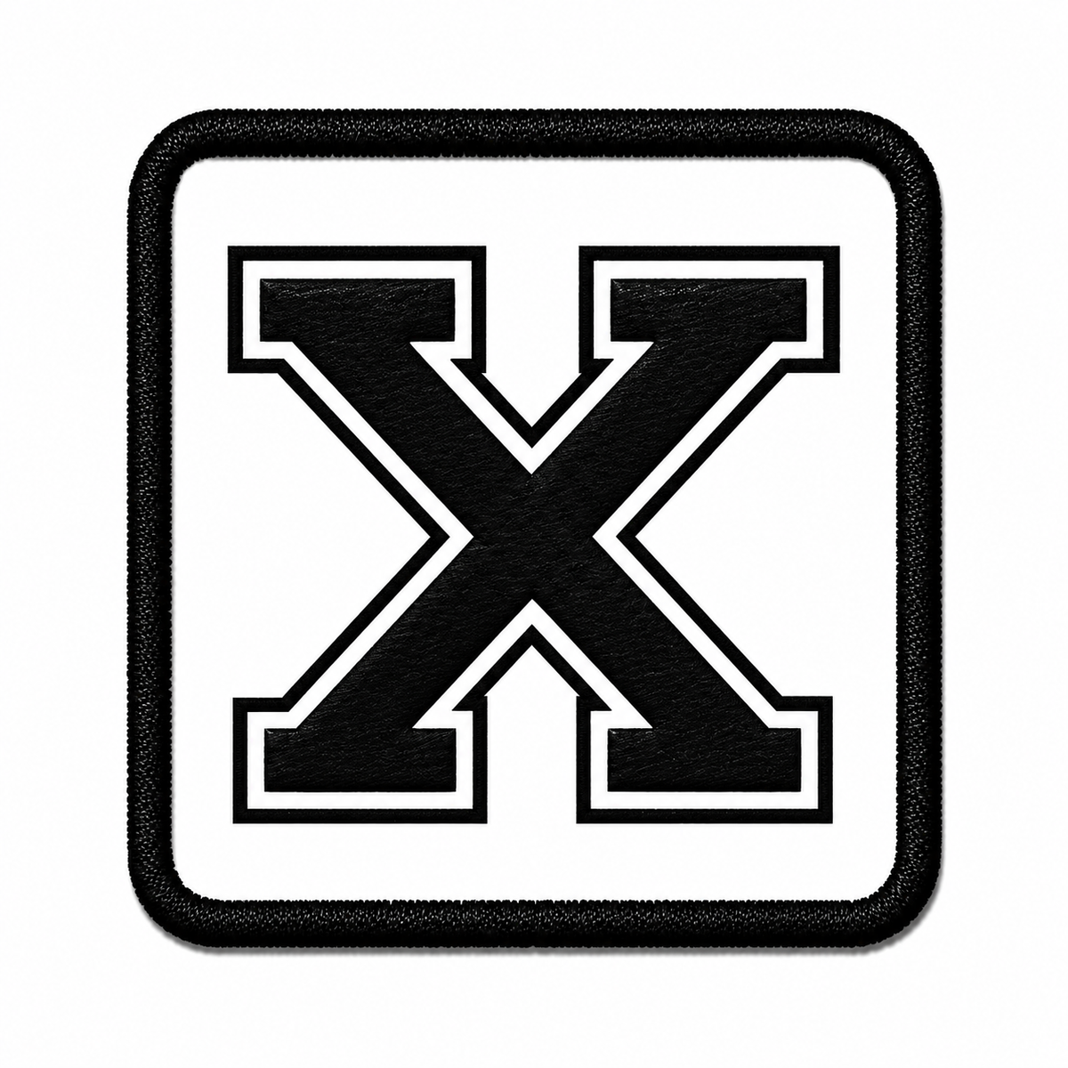 Patch Beyaz Harf Arma - 30 Harf Seçeneği