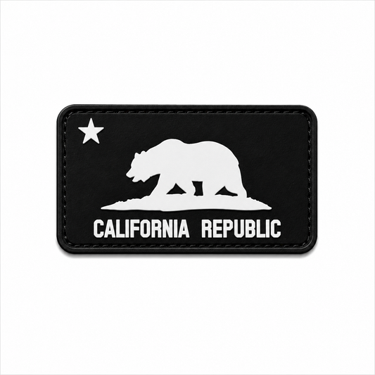 Patch Arma - California Republic Siyah
