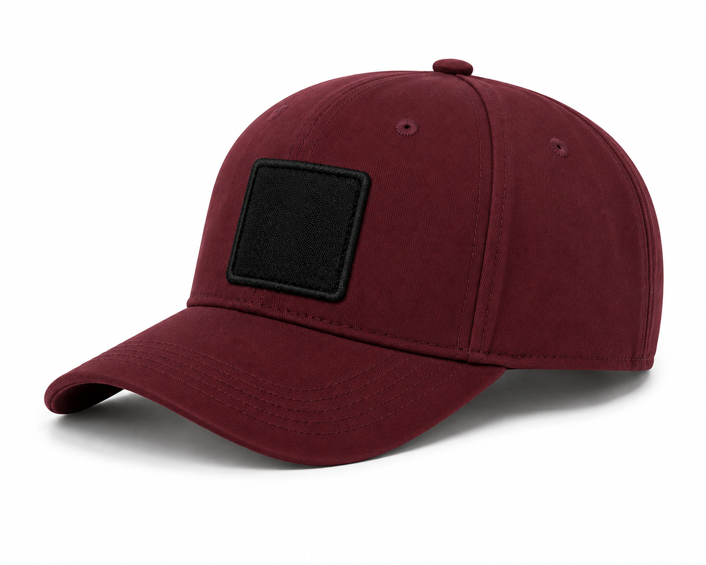 Kare Arma Patch Şapka Kapalı (11 Renk)