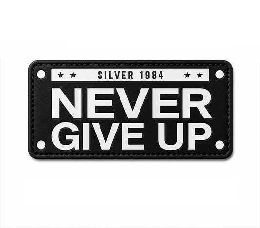 Patch Arma - Never Give Up Silver