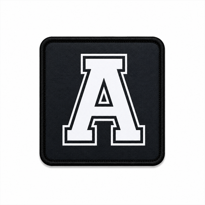Patch Siyah Harf Arma - 30 Harf Seçeneği