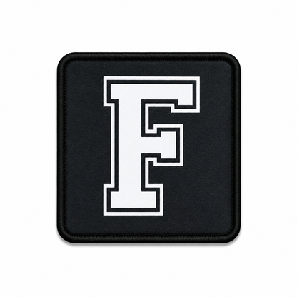 Patch Siyah Harf Arma - 30 Harf Seçeneği