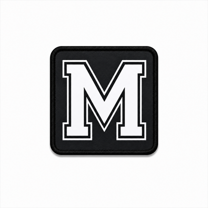 Patch Siyah Harf Arma - 30 Harf Seçeneği