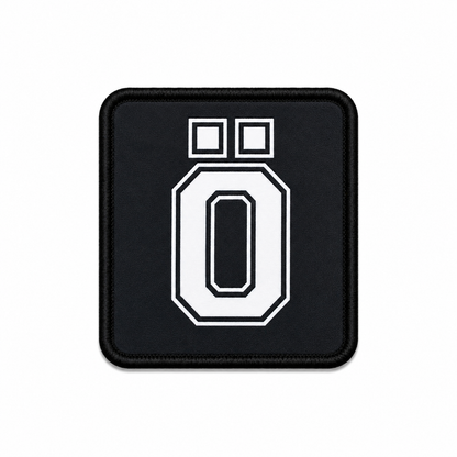 Patch Siyah Harf Arma - 30 Harf Seçeneği