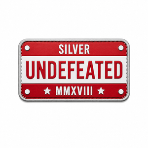 Patch Arma - Undefeated Silver MMXVIII